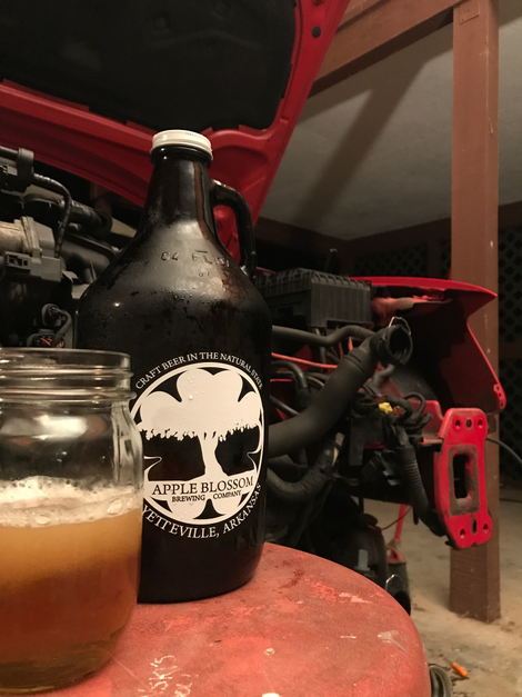 I also had some good beer, which always helps. http://appleblossombrewing.com/ provided this to me as a favor .